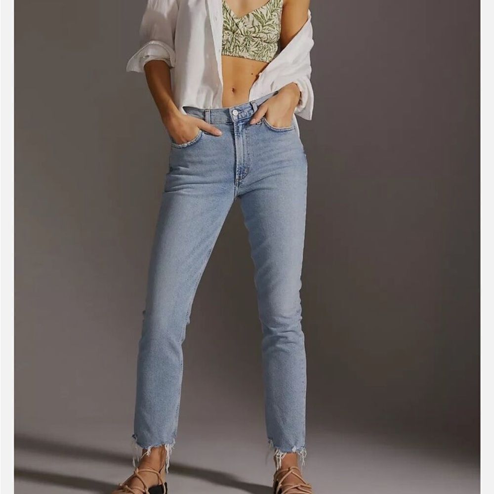 Agolde Merrel Mid Rise Straight Jeans 27
